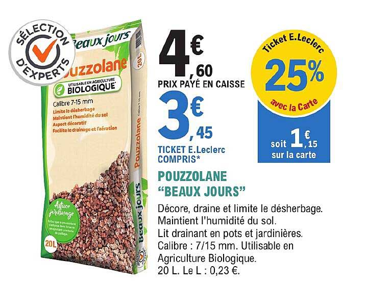 pouzzolane "beaux jours"