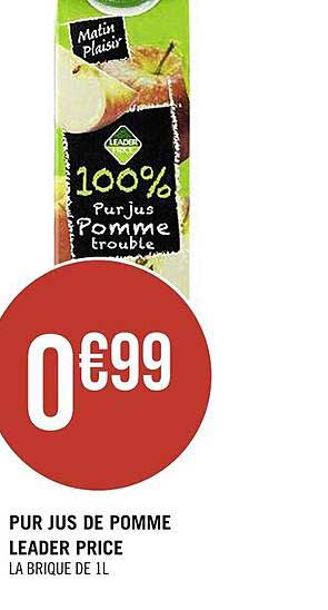 Pur Jus De Pomme Leader Price