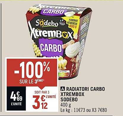 radiatori carbo xtrembox sodebo