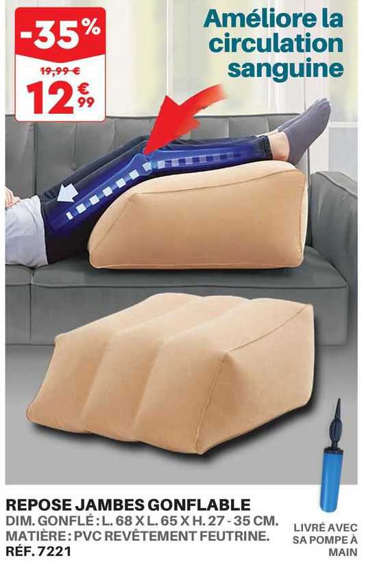 Repose Jambes Gonflable