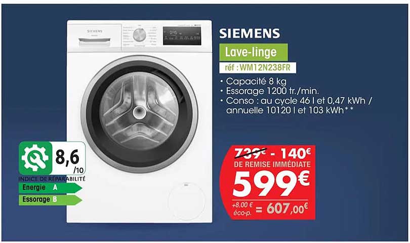 siemens lave-linge
