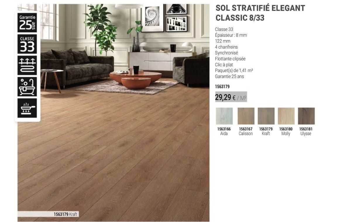 sol stratifié elegant classic 8/33