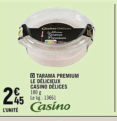 tarama premium le délicieux casino délices