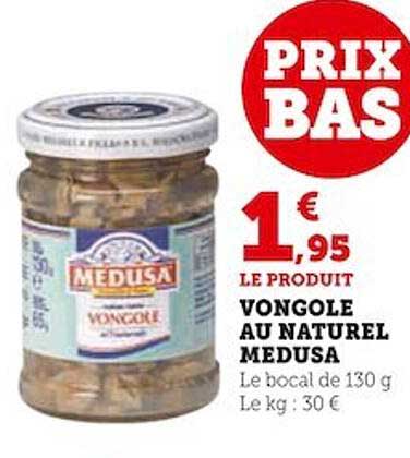 vongole au naturel medusa