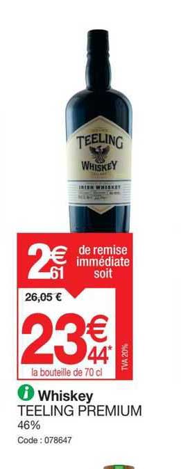 whiskey teeling premium