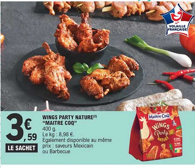 wings party nature "maitre coq"