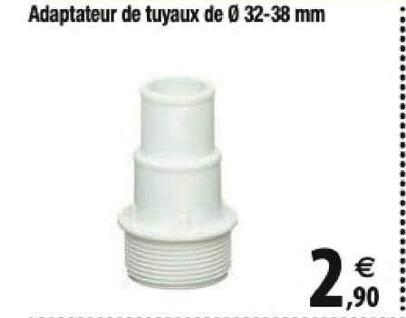 adaptateur de tuyaux de 32-38 mm