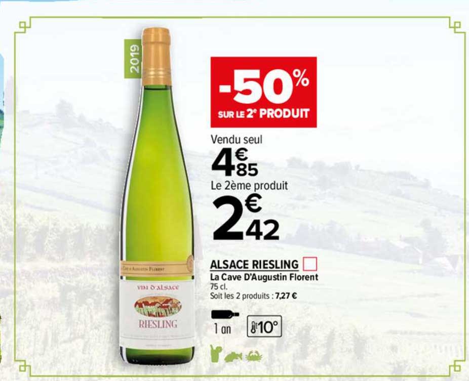 Alsace Riesling La Cave D'augustin Florent