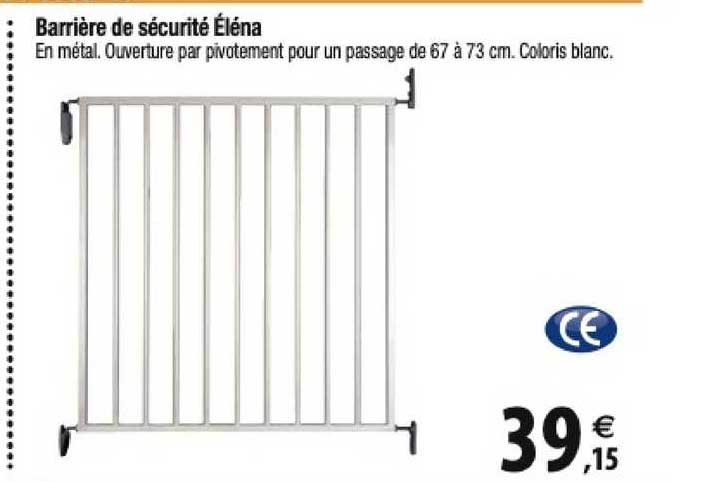 barrière de sécurité éléna