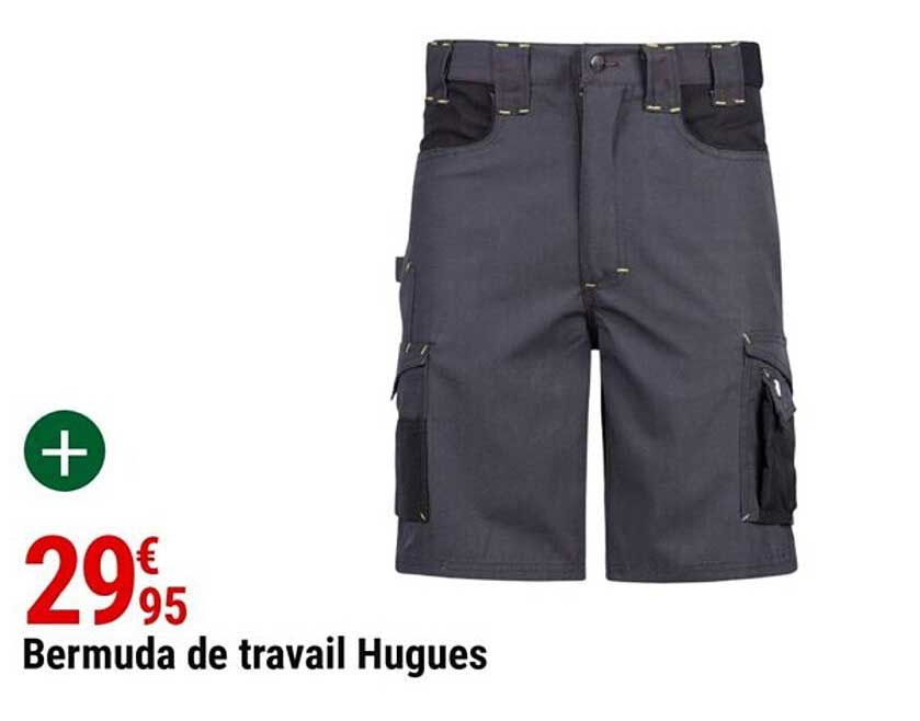 bermuda de travail hugues