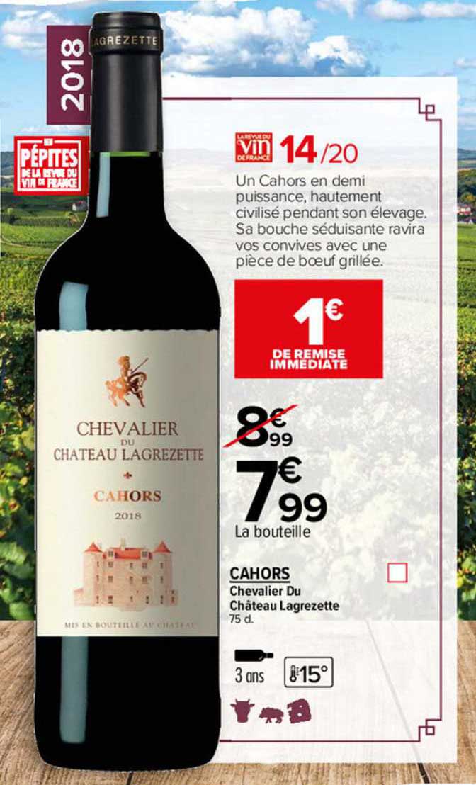 cahors chevalier du château lagrezette