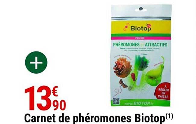 carnet de phéromones biotop
