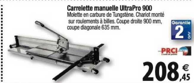 carrelette manuelle ultrapro 900