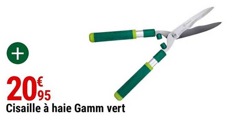 cisaille à haie gamm vert