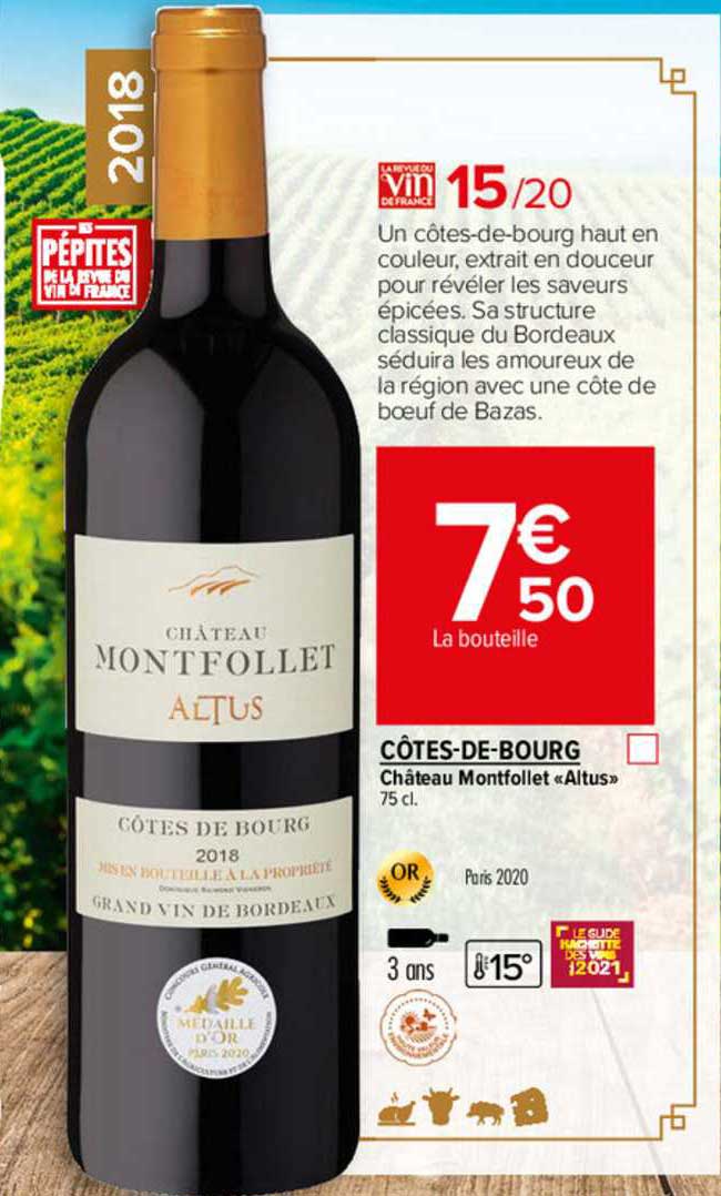 côtes-de-bourg château montfollet «altus»