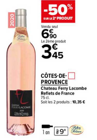 côtes-de-provence château ferry lacombe reflets de france