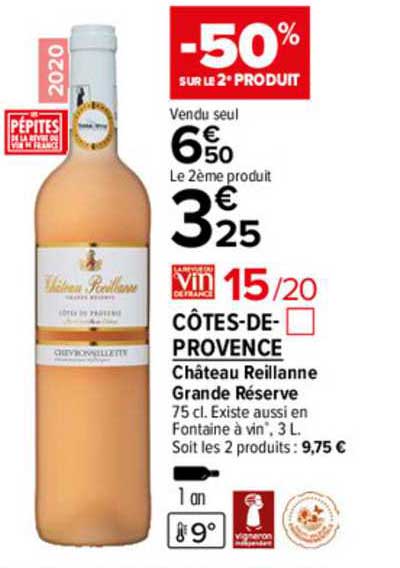 côtes-de-provence château reillanne grande réserve