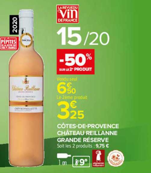 côtes-de-provence château reillanne grande réserve