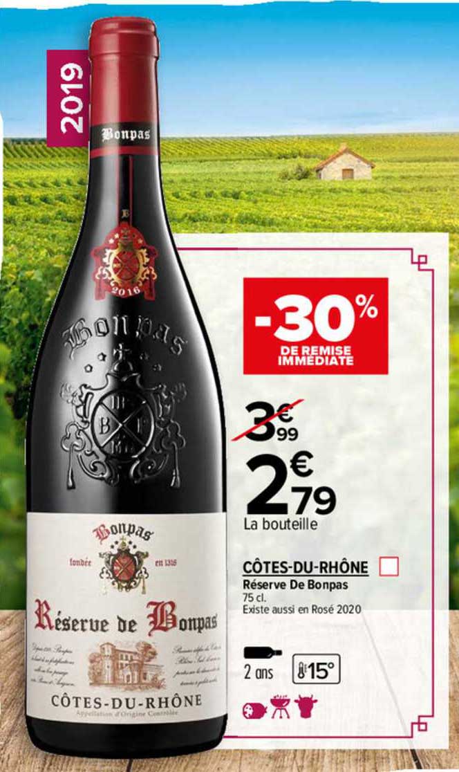 côtes-du-rhône réserve de bonpas