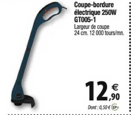 coupe-bordure électrique 250w gt005-1
