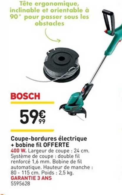 coupe-bordures électrique + bobine fil offerte