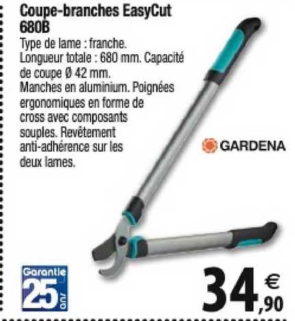 coupe-branches easycut 680b gardena