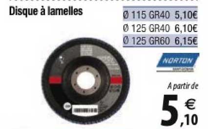 disque à lamelles norton