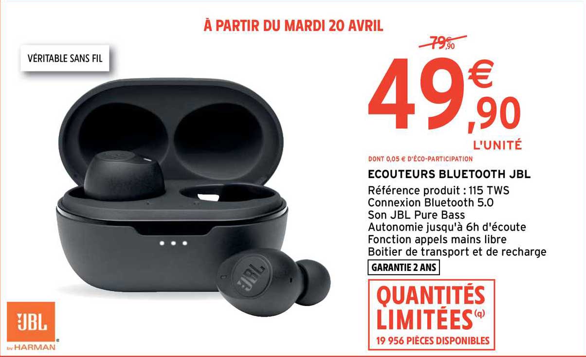 écouteurs Bluetooth Jbl