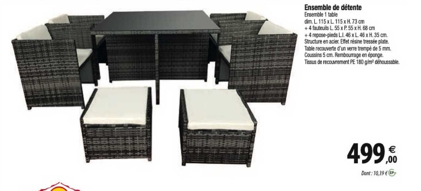 ensemble de détente