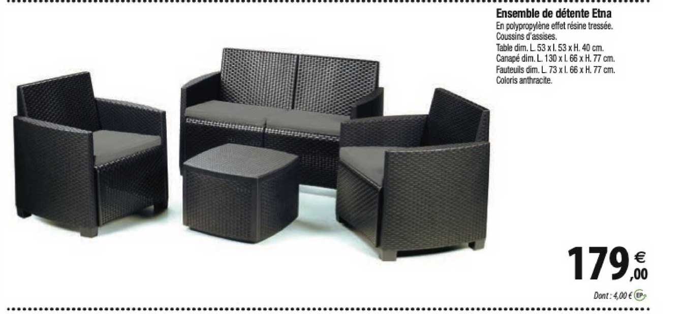 ensemble de détente etna