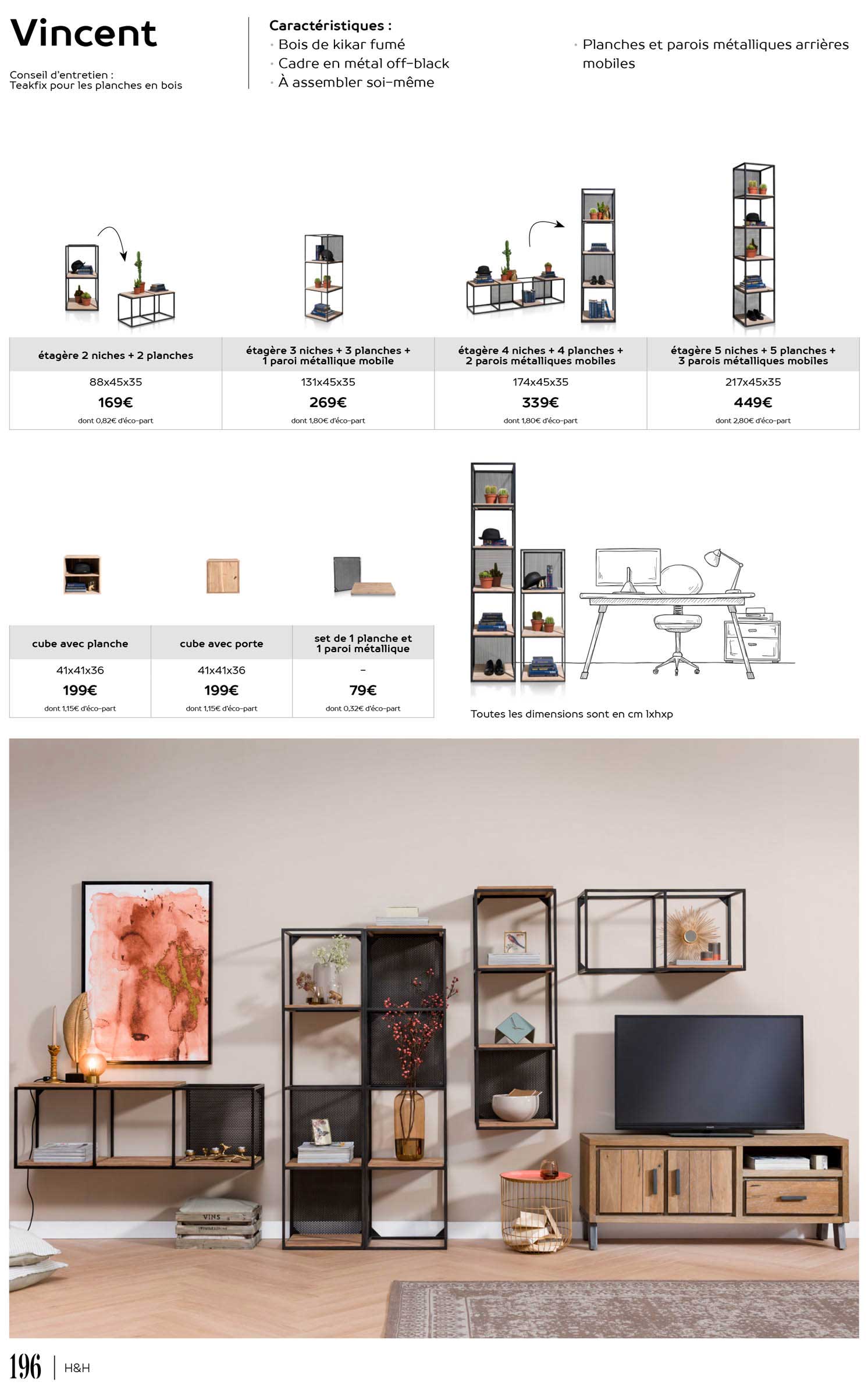 étagère vincent