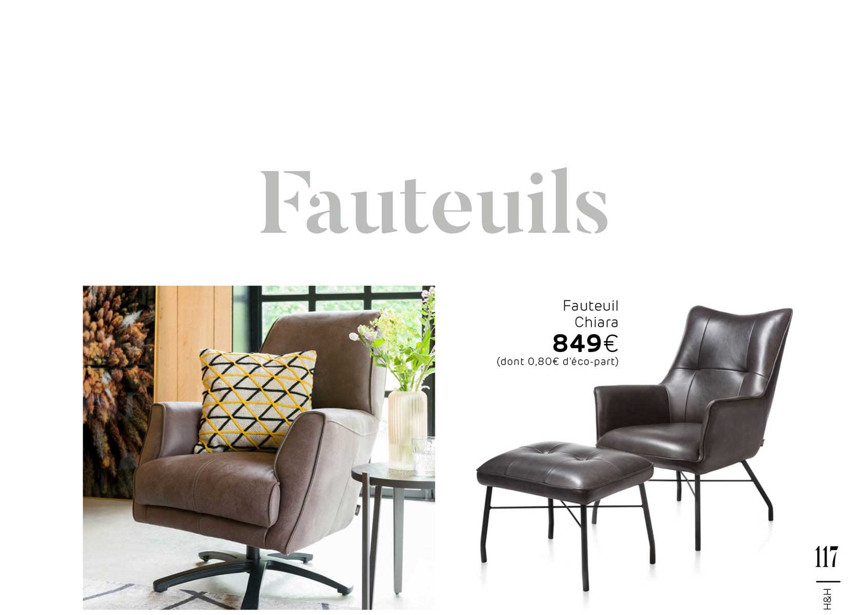 fauteuil chiara