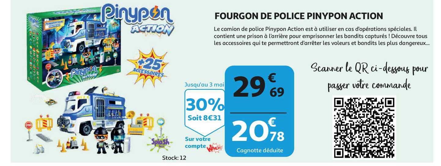 fourgon de police pinypon action
