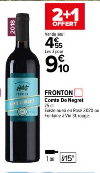 Fronton Comte De Negret