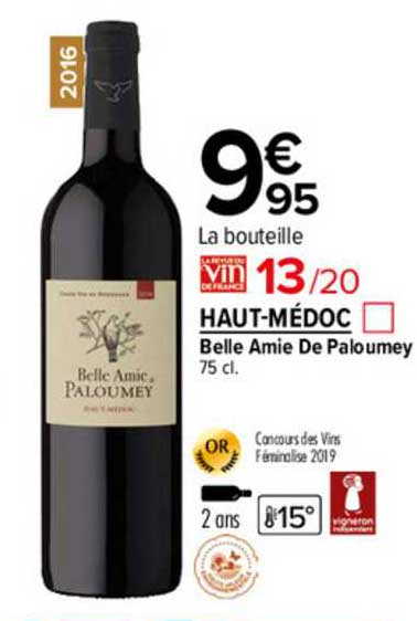 haut-médoc belle amie de paloumey
