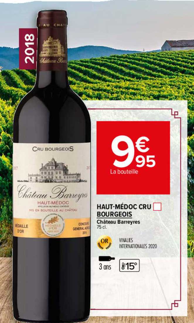 haut-médoc cru bourgeois château barreyres