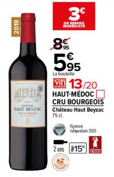 haut-médoc cru bourgeois château haut beyzac