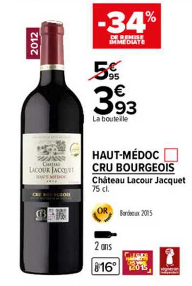 haut-médoc cru bourgeois château lacour jacquet
