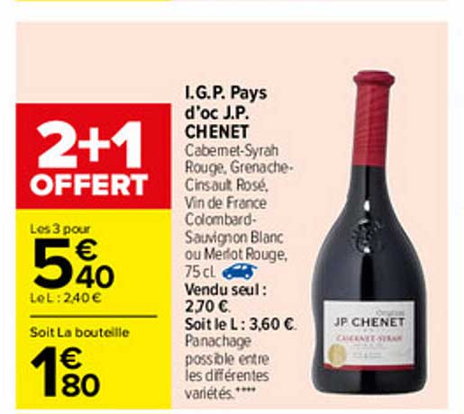 i.g.p. pays d'oc j.p. chenet