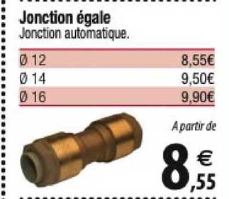 jonction égale