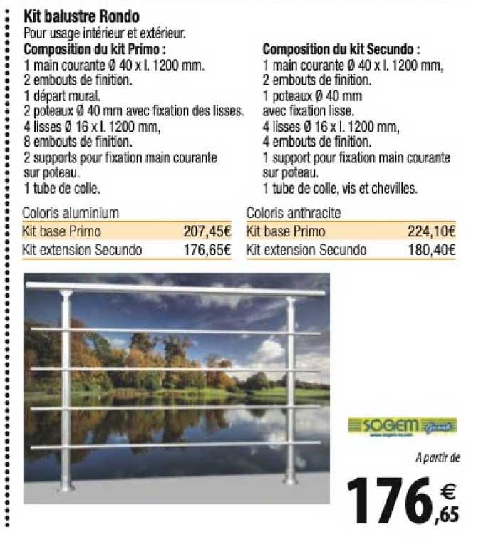 kit balustre rondo sogem