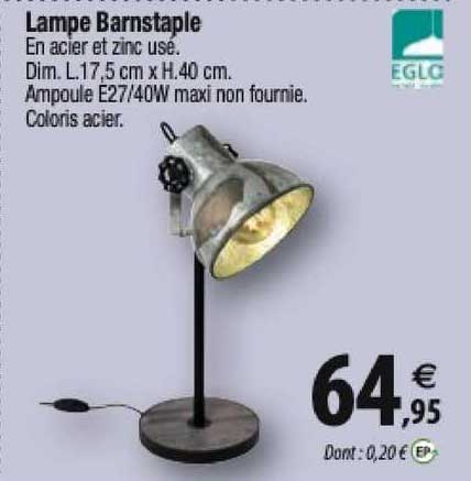 lampe barnstaple eglo
