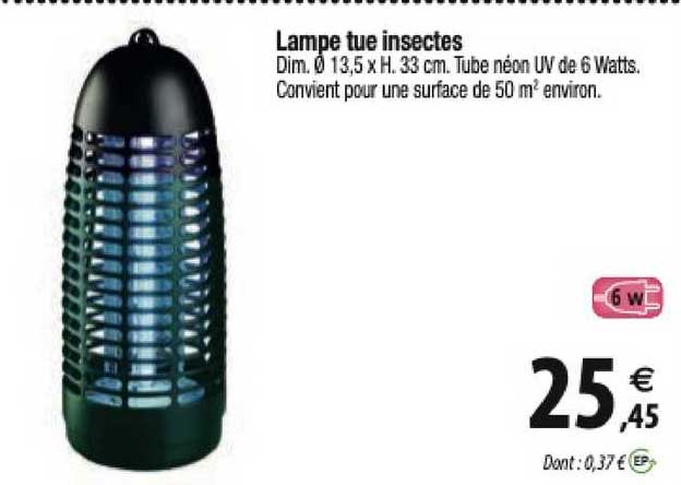 lampe tue insectes