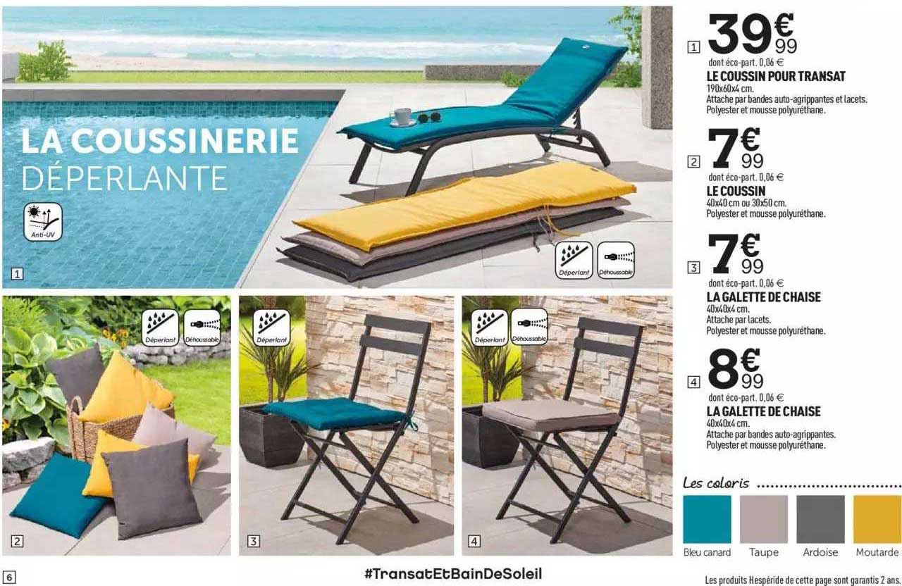 Le Coussin Pour Transat, Le Coussin, La Galette De Chaise, La Galette De Chaise