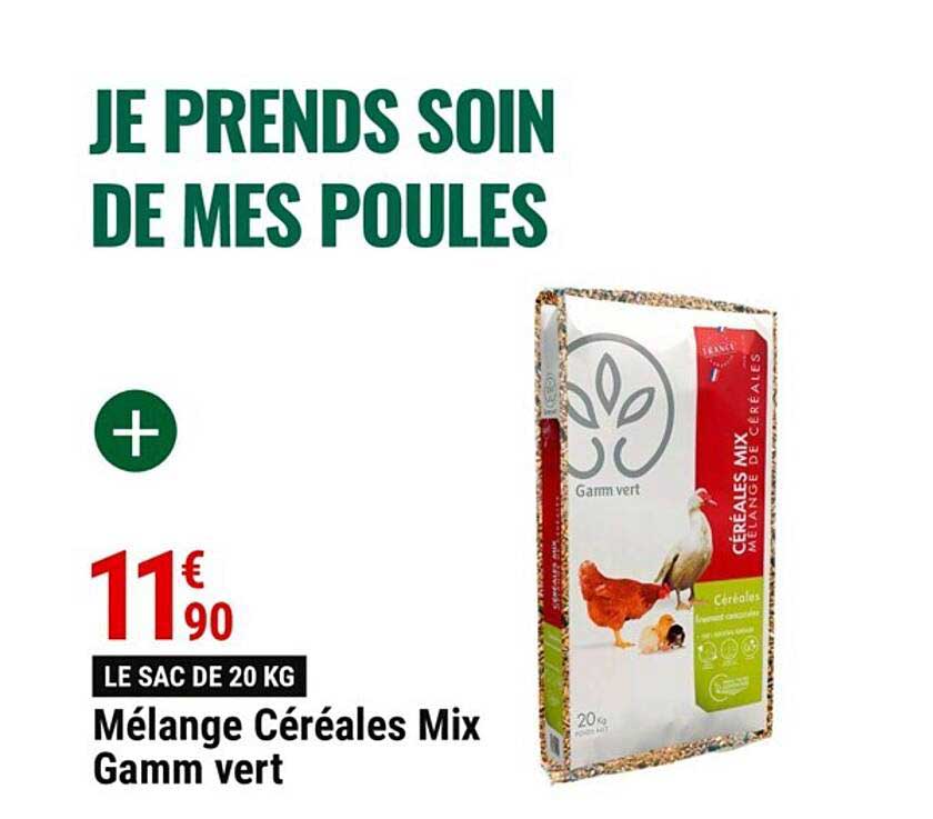 mélange céréales mix gamm vert