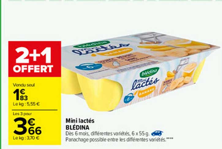 Mini Lactés Blédina