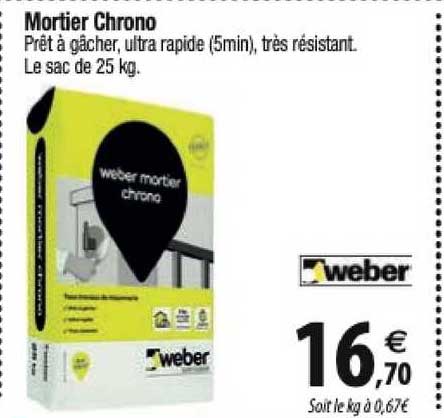 mortier chrono weber