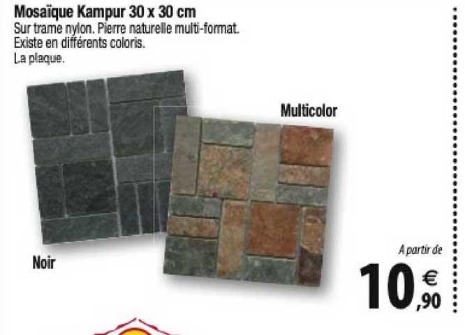 Mosaïque Kampur 30 X 30 Cm