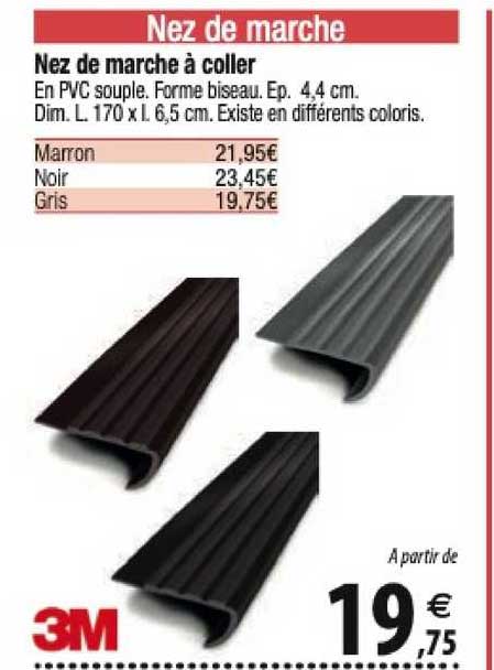 nez de marche à coller