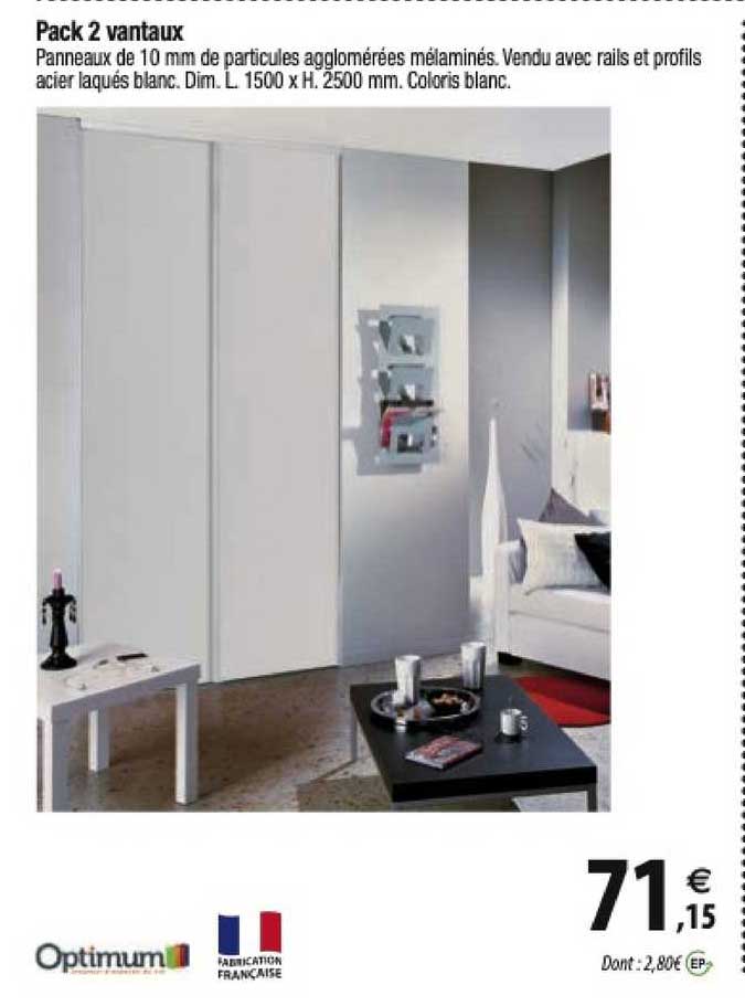 Pack 2 Vantaux Optimum